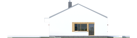 EX 11 G2 C Soft - Projekt domu EX 11 G2 (wersja C) soft - elewacja prawa