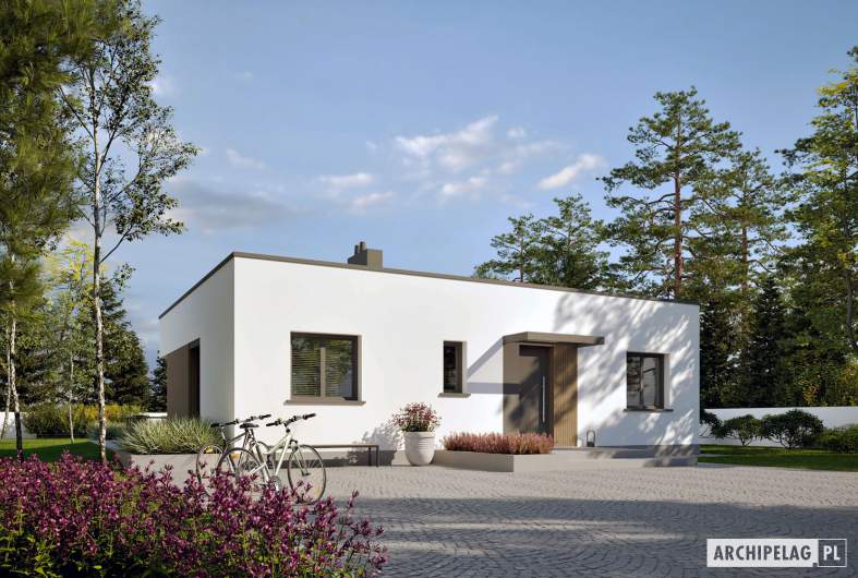 Projekt domu Mini 3 MODERN PLUS - wizualizacja frontowa