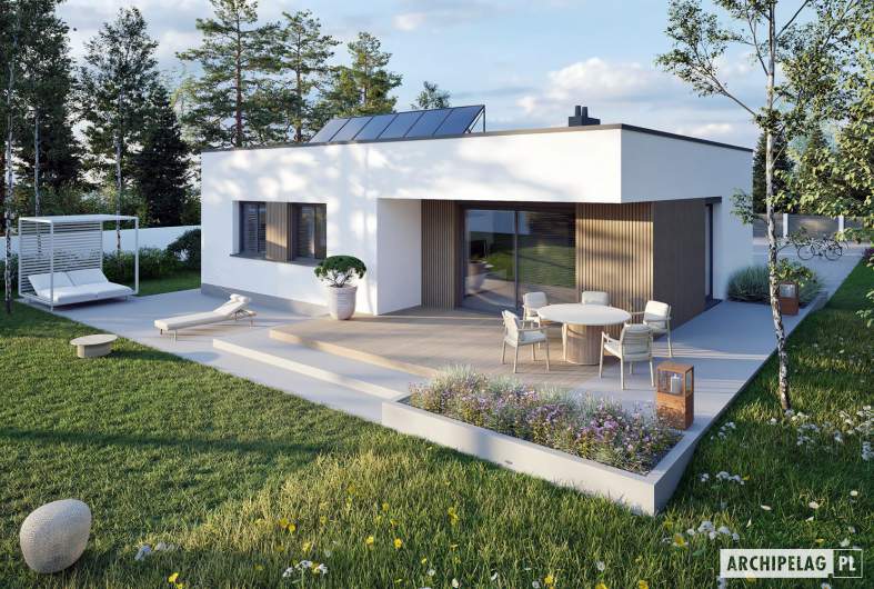Projekt domu Mini 3 MODERN PLUS - widok z góry