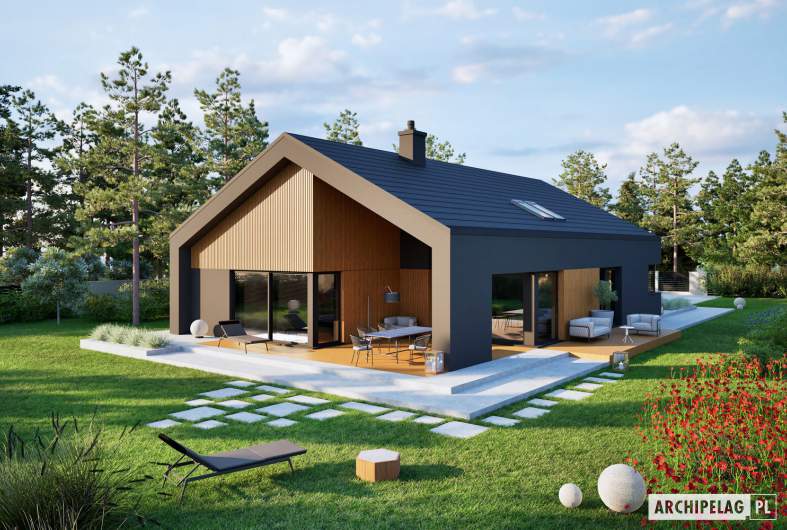 Projekt domu Daniel IX G2 ENERGO PLUS - widok z góry