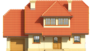 Balbino G1 - Projekt domu Balbinka G1 - elewacja frontowa