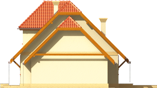 Balbino G1 - Projekt domu Balbinka G1 - elewacja prawa