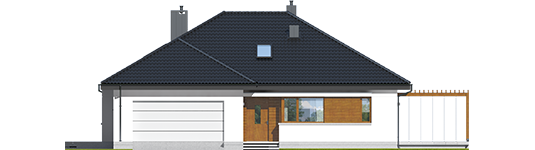 Astrid G2 - Projekt domu Astrid G2 - elewacja frontowa