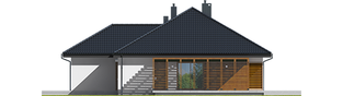 Projekt domu Astrid G2 - elewacja prawa