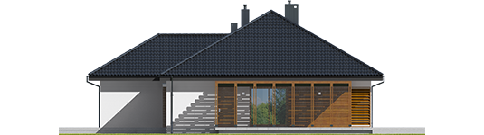 Astrid G2 - Projekt domu Astrid G2 - elewacja prawa