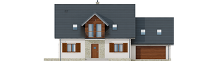 Projekt domu Amaranta G2 MULTI-COMFORT - elewacja frontowa