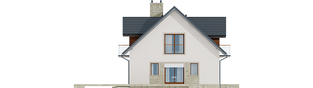 Projekt domu Amaranta G2 MULTI-COMFORT - elewacja lewa