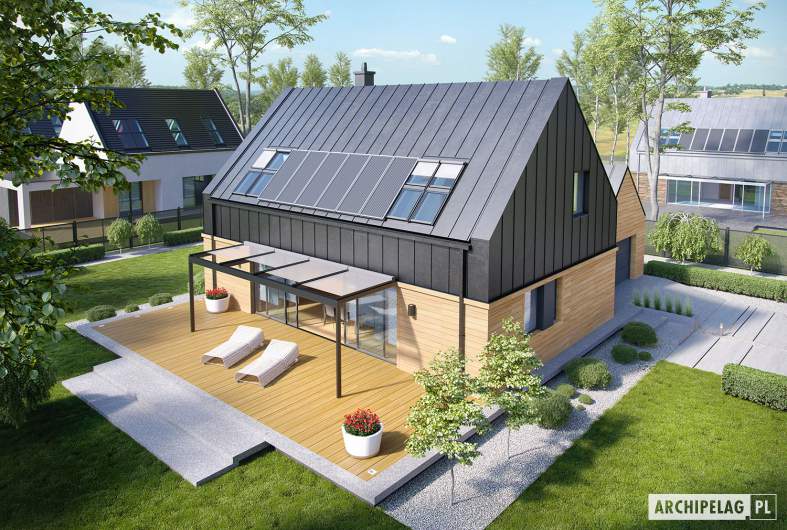 Projekt domu EX 16 G1 MULTI-COMFORT - widok z góry