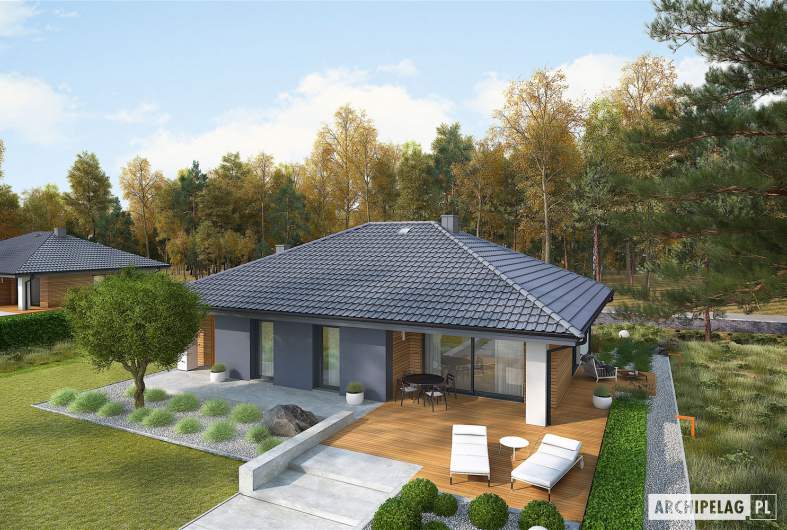 Projekt domu Mini 4 - widok z góry