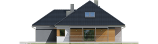 Projekt domu Astrid II G2 - elewacja prawa
