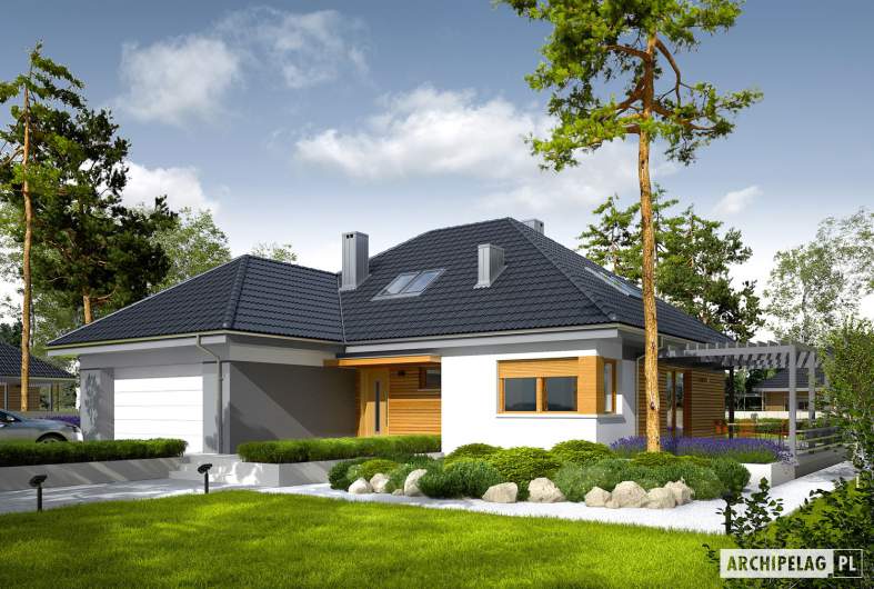 Projekt domu Astrid  II G2 - wizualizacja frontowa