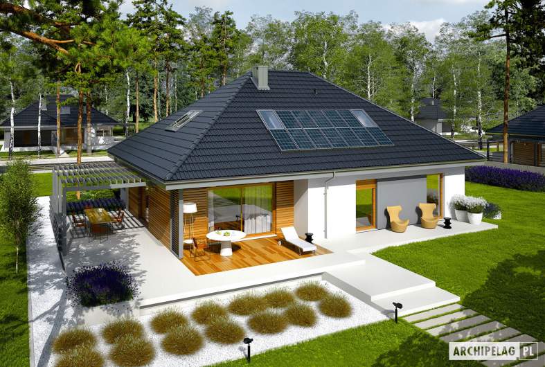 Projekt domu Astrid  II G2 - widok z góry