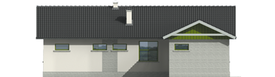 Regine G1 - Projekt domu Reginka G1 - elewacja prawa