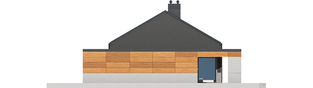 Projekt domu Edwin II G1 ENERGO - elewacja prawa