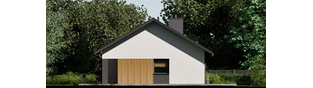 Projekt domu Mini 23 - elewacja lewa