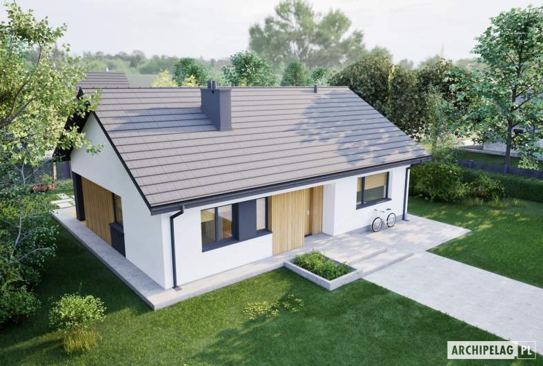 Projekt domu Mini 23 - widok z góry