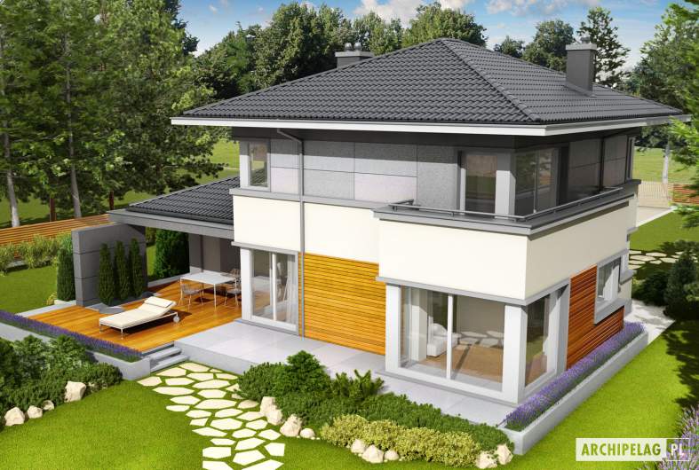 Projekt domu Rodrigo II G1 - widok z góry