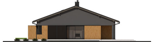 Bob II G1 - Projekt domu Bob III G1 ENERGO PLUS - elewacja lewa