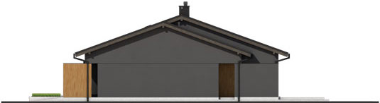 Bob II G1 - Projekt domu Bob III G1 ENERGO PLUS - elewacja prawa