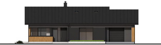 Projekt domu Bob III G1 ENERGO PLUS - elewacja frontowa