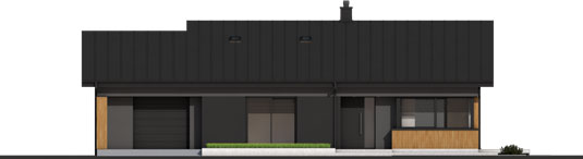 Bob II G1 - Projekt domu Bob III G1 ENERGO PLUS - elewacja frontowa