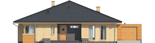 Antonio G1 - Projekt domu Antonio G1 - elewacja frontowa