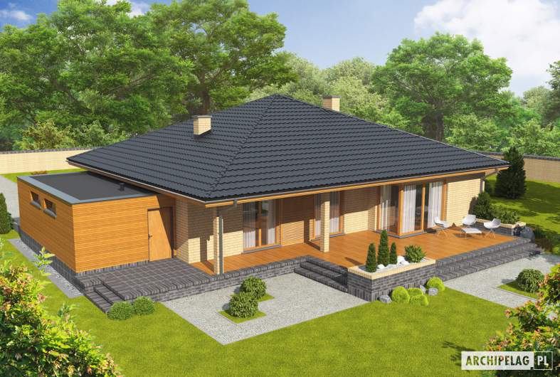 Projekt domu Antonio G1 - widok z góry