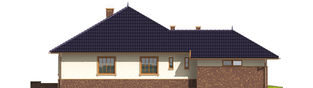 Projekt domu Lote G2 - elewacja lewa