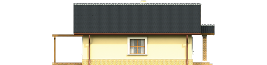 Bogna III - Projekt domu Bogna III - elewacja lewa