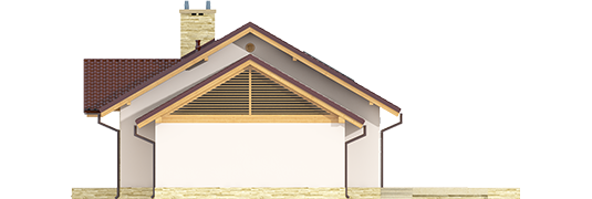 Kornel III G1 ENERGO - Projekt domu Kornel III G1 ENERGO - elewacja prawa