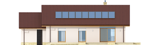 Projekt domu Kornel III G1 ENERGO - elewacja tylna