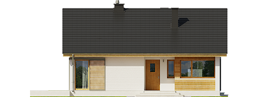 Rafael III - Projekt domu Rafael III - elewacja frontowa