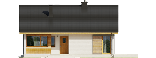 Rafael III - Projekt domu Rafael III - elewacja frontowa