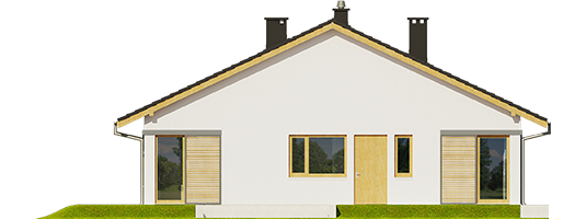 Rafael III - Projekt domu Rafael III - elewacja lewa