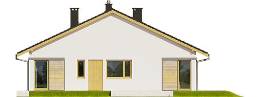 Rafael III - Projekt domu Rafael III - elewacja lewa