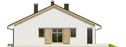 Rafael III - Projekt domu Rafael III - elewacja prawa