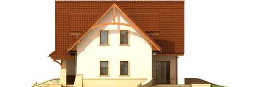 Hely - Projekt domu Helka - elewacja prawa