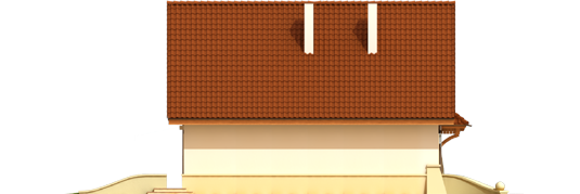 Hely - Projekt domu Helka - elewacja lewa