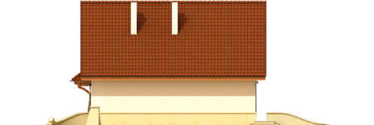 Hely - Projekt domu Helka - elewacja lewa