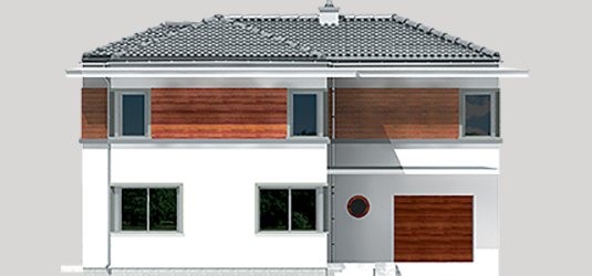 Tom G1 - Projekt domu Tom G1 - elewacja frontowa