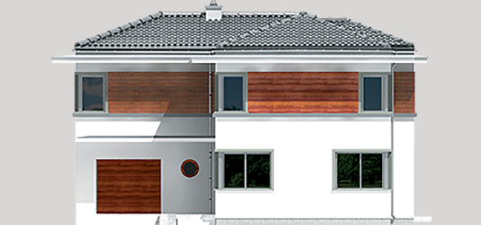 Tom G1 - Projekt domu Tom G1 - elewacja frontowa