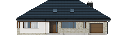 Gabriel II G1 ENERGO - Projekt domu Gabriel II G1 ENERGO - elewacja frontowa