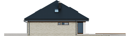 Gabriel II G1 ENERGO - Projekt domu Gabriel II G1 ENERGO - elewacja prawa