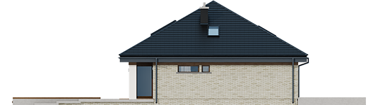 Gabriel II G1 ENERGO - Projekt domu Gabriel II G1 ENERGO - elewacja prawa