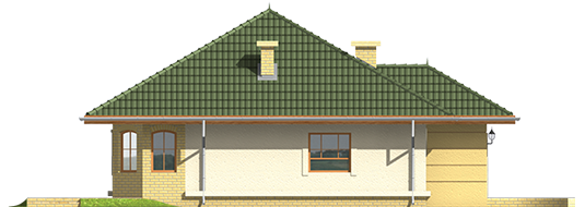 Kama - Projekt domu Kama - elewacja frontowa