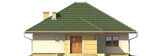 Kama - Projekt domu Kama - elewacja lewa