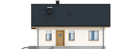 Elmo III ENERGO - Projekt domu Elmo III ENERGO - elewacja frontowa