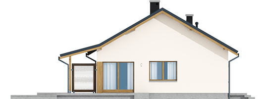 Elmo III ENERGO - Projekt domu Elmo III ENERGO - elewacja prawa