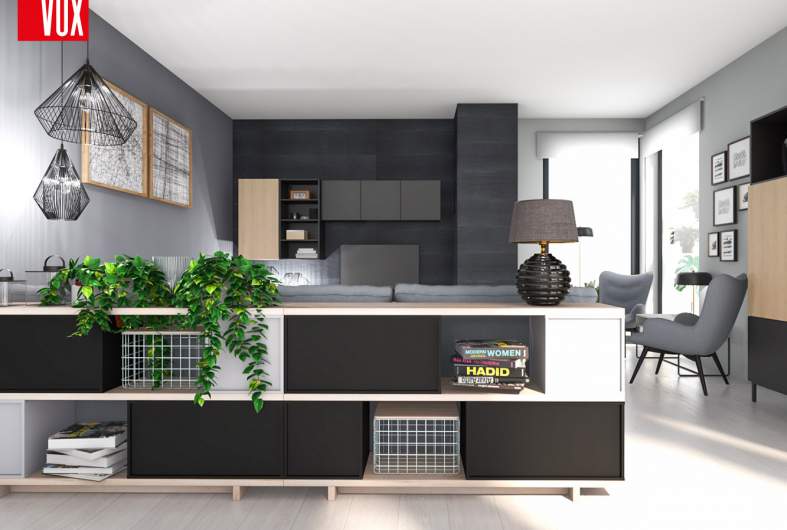 Projekt domu Mini 13 - salon