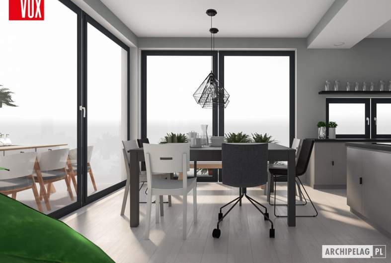 Projekt domu Mini 13 - jadalnia